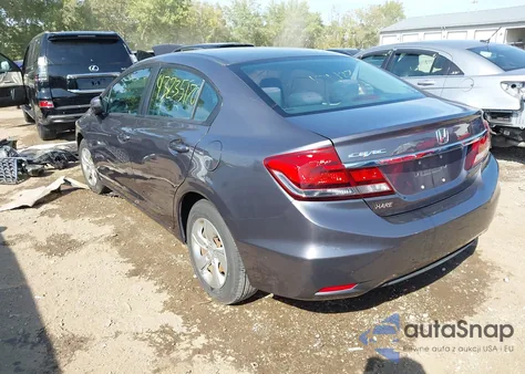 2015 Honda Civic Lx из США, поврежденный, VIN 19XFB2F56FE105127